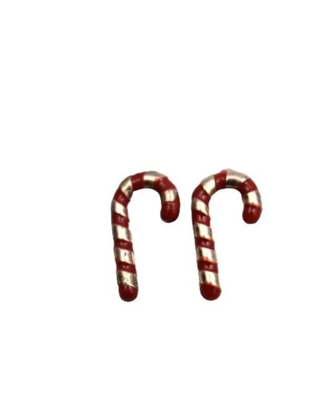 Claires Christmas Earrings Reindeer Candy Cane Snowflake 3 Pair Pierced Post